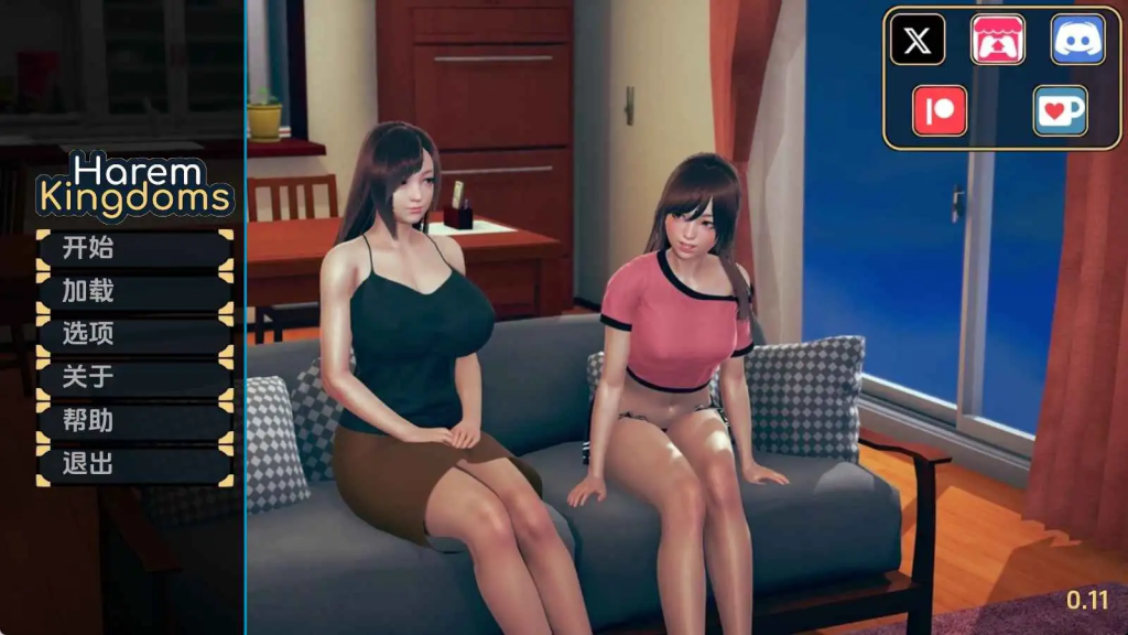 更新【亚洲/SLG/沙盒/PC+安卓】后宫王国v0.13 AI汉化版【0.98G】-哥特萝莉